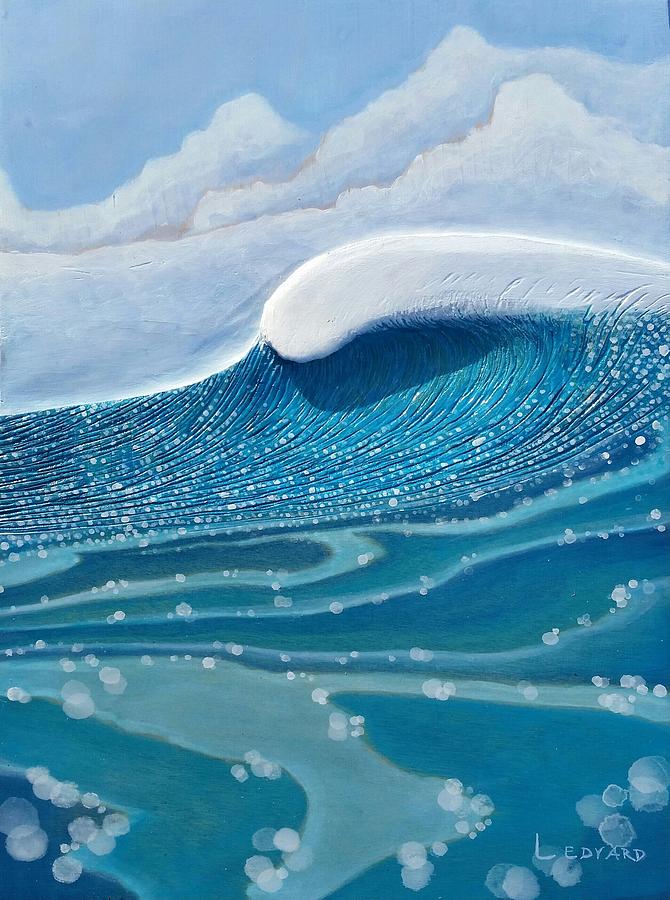 Wave Painting - Glitter Bomb  by Nathan Ledyard