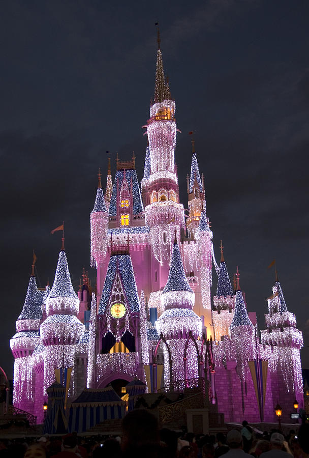 Glittering Cinderella Castle Photograph By Charles Ridgway