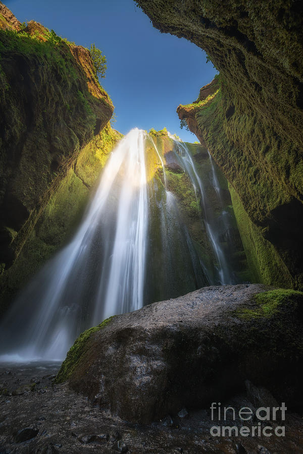 Gljufrabui Iceland Waterfall Photograph by Michael Ver Sprill