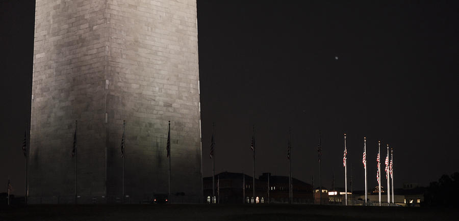 Glmpse of the Washington Monument Photograph by Art Atkins