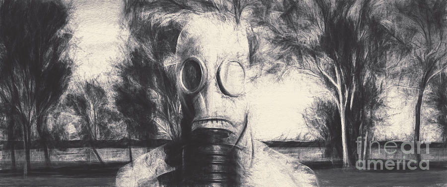 Vintage Gas Mask Terror Photograph by Jorgo Photography