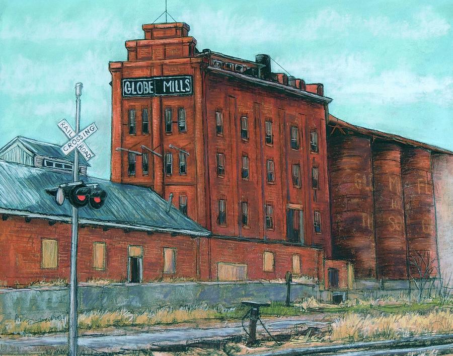 Globe Mills-The Last View Pastel by Candy Mayer