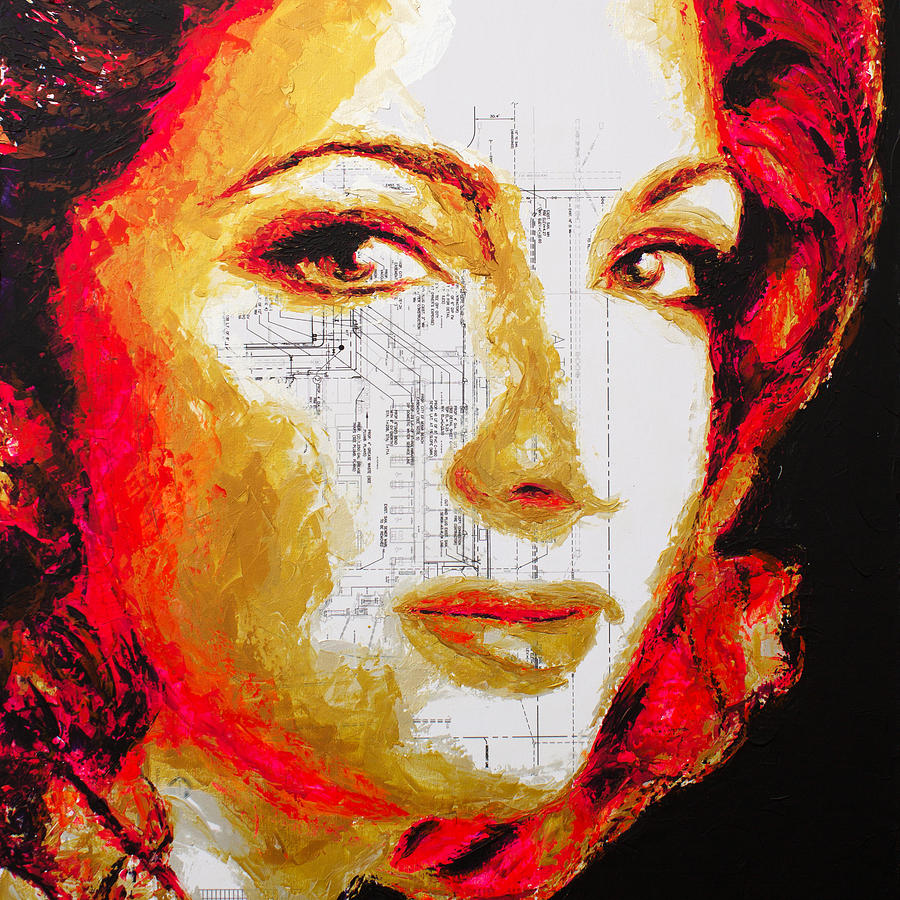 Gloria Estefan Painting by Havi