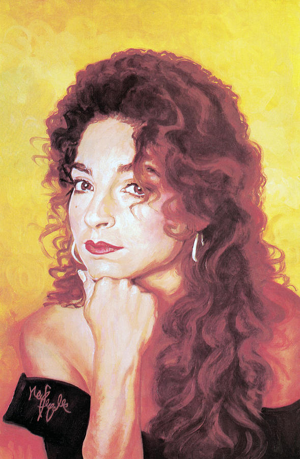 Gloria Estefan Painting - Gloria Estefan by Neil Feigeles