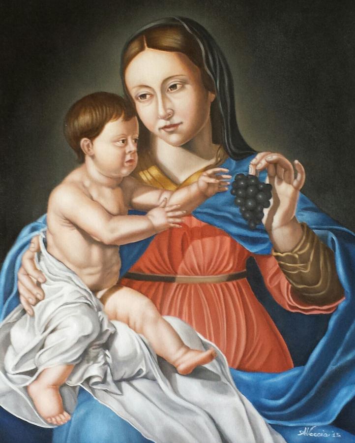 Madonna Painting - Gloria in excelsis Deo by Alessandra Veccia