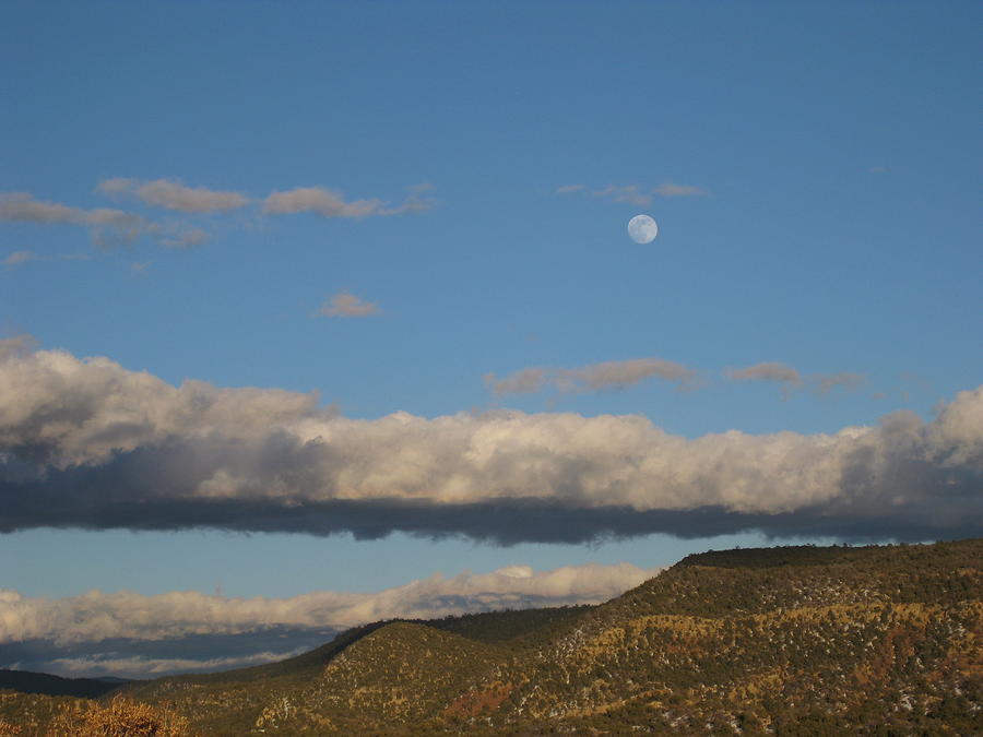 Landscape Photograph - Glorietta Moon by Thor Sigstedt