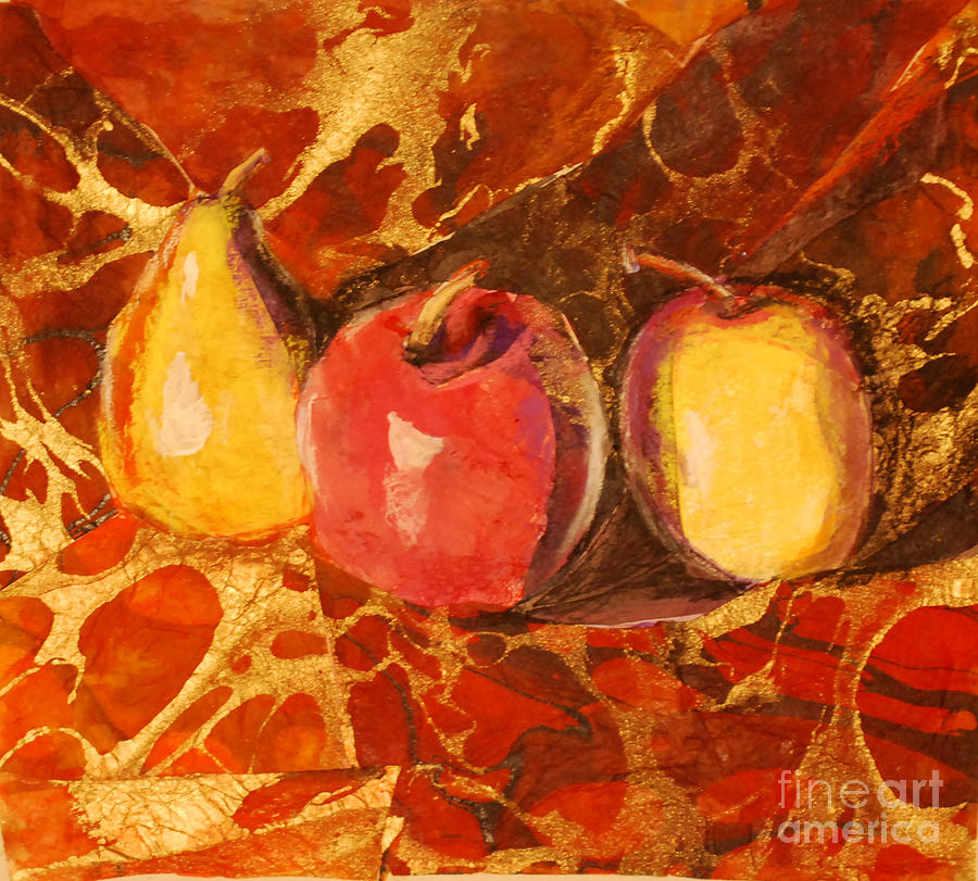Glorious Fruit Mixed Media by Lori Moon