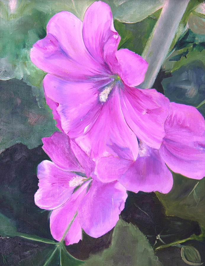 Glorious June Painting by Nila Jane Autry