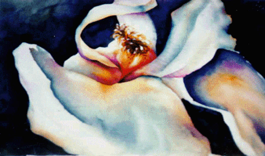 Glorious Magnolia Painting by Mary Silvia