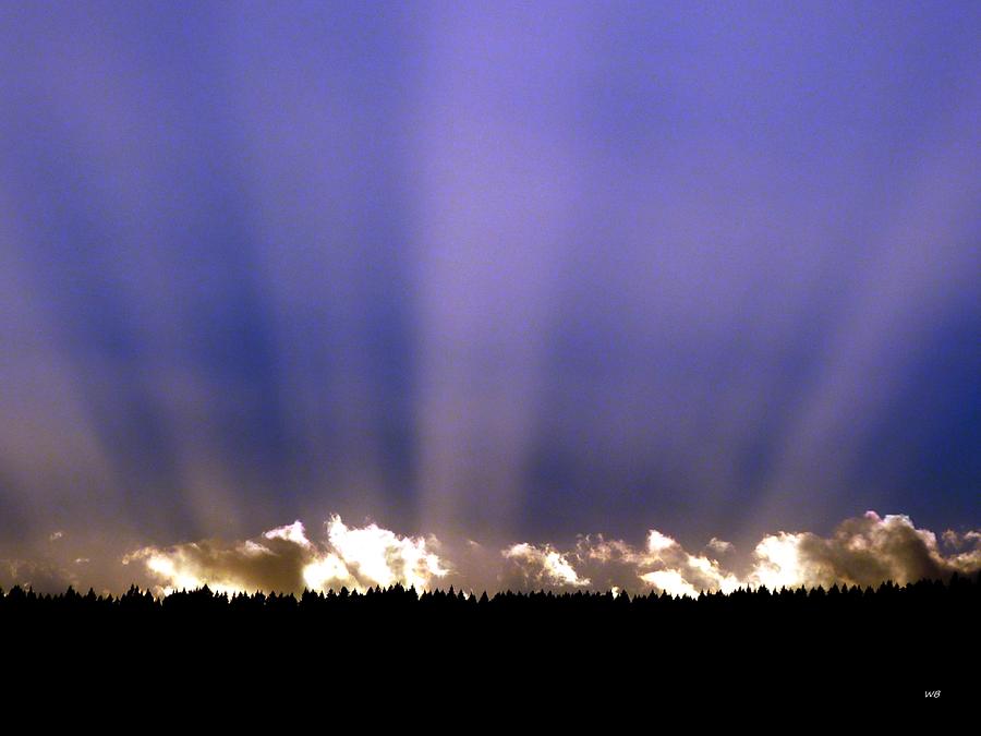Glorious Rays At Sundown Photograph by Will Borden