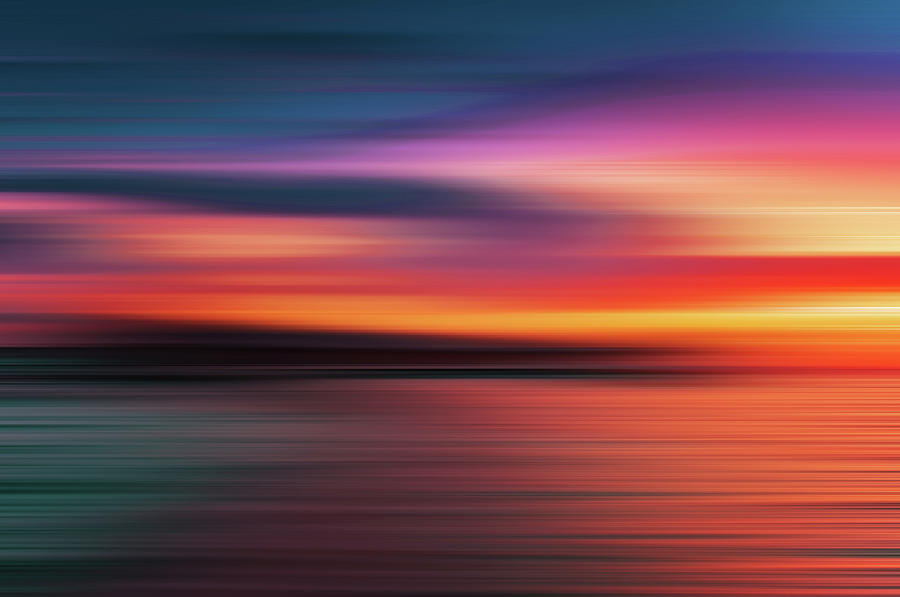 Glorious Sunset Photograph by Jenny Rainbow