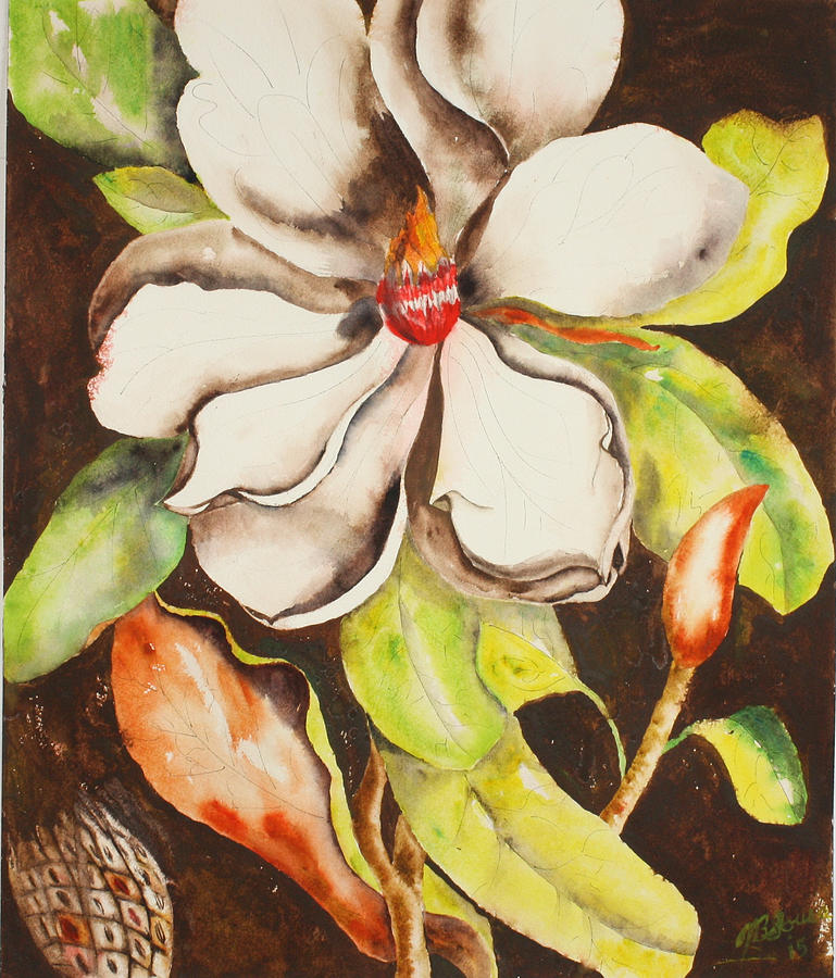 Glorious Tropical FLowers Painting by Joyce Ann Burton-Sousa