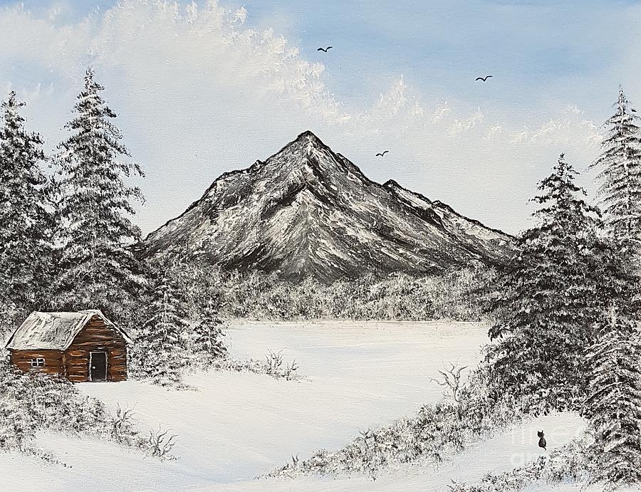 Landscape Painting - Glorious winter holidays  by Angela Whitehouse
