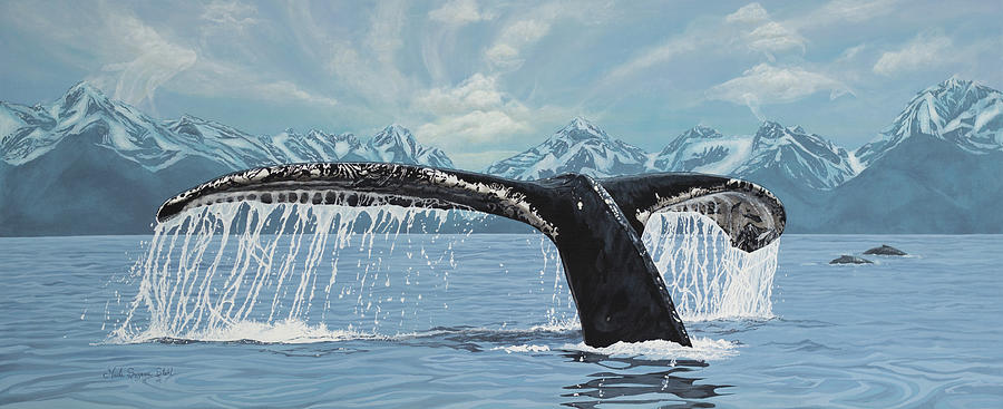 Glory Alaska Painting by Nicole S Stahl - Fine Art America