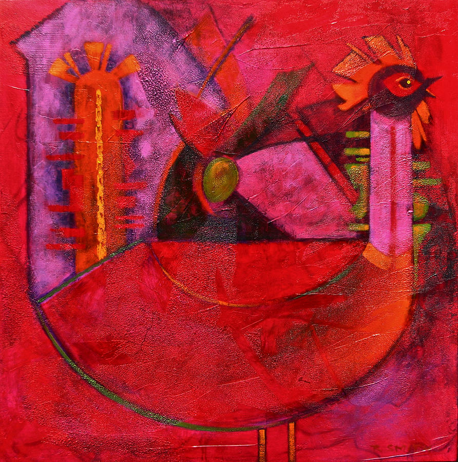Colorful Painting - Glory Hallelujah by Roberta Smith Colorful Painting - Glory Hallelujah by Roberta Smith