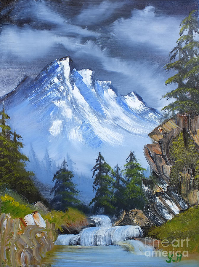 Glory  Mountain  Painting by Yenni Harrison