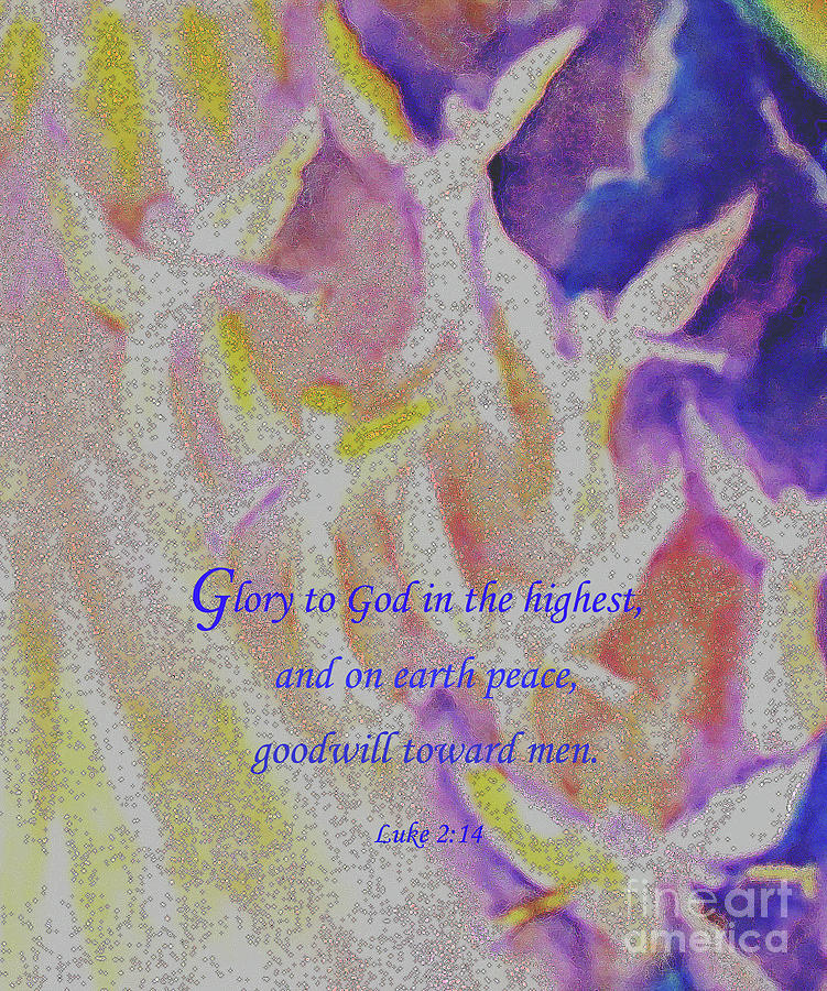 Glory to God in the Highest Painting by Hazel Holland