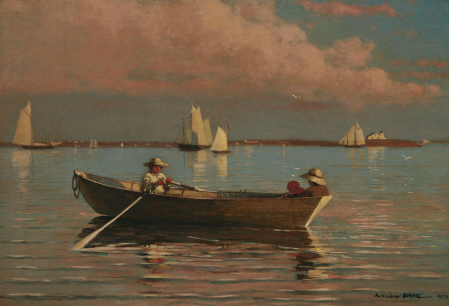 Gloucester Harbor Painting by Winslow Homer