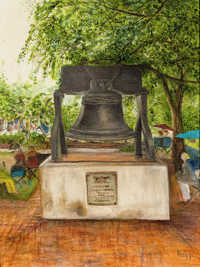 Glover Park Painting by Kathy Knopp