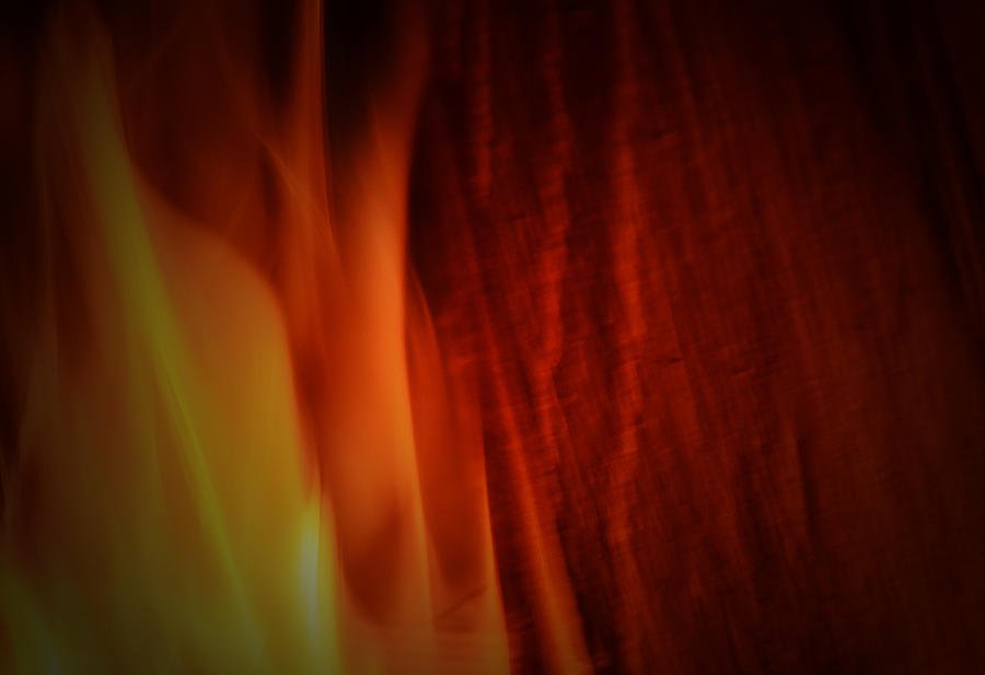 Pattern Photograph - Glow of the Flame by Richard Andrews