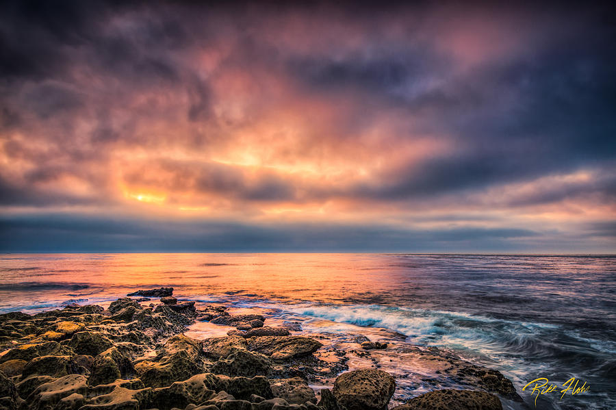 Glow over the Pacific Photograph by Rikk Flohr
