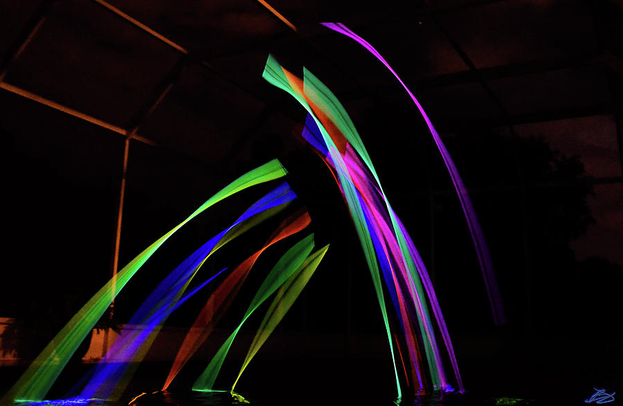 Glow sticks Photograph by Bradley Dever