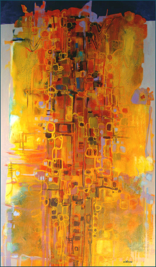 Abstract Painting - Glowing by Dale  Witherow