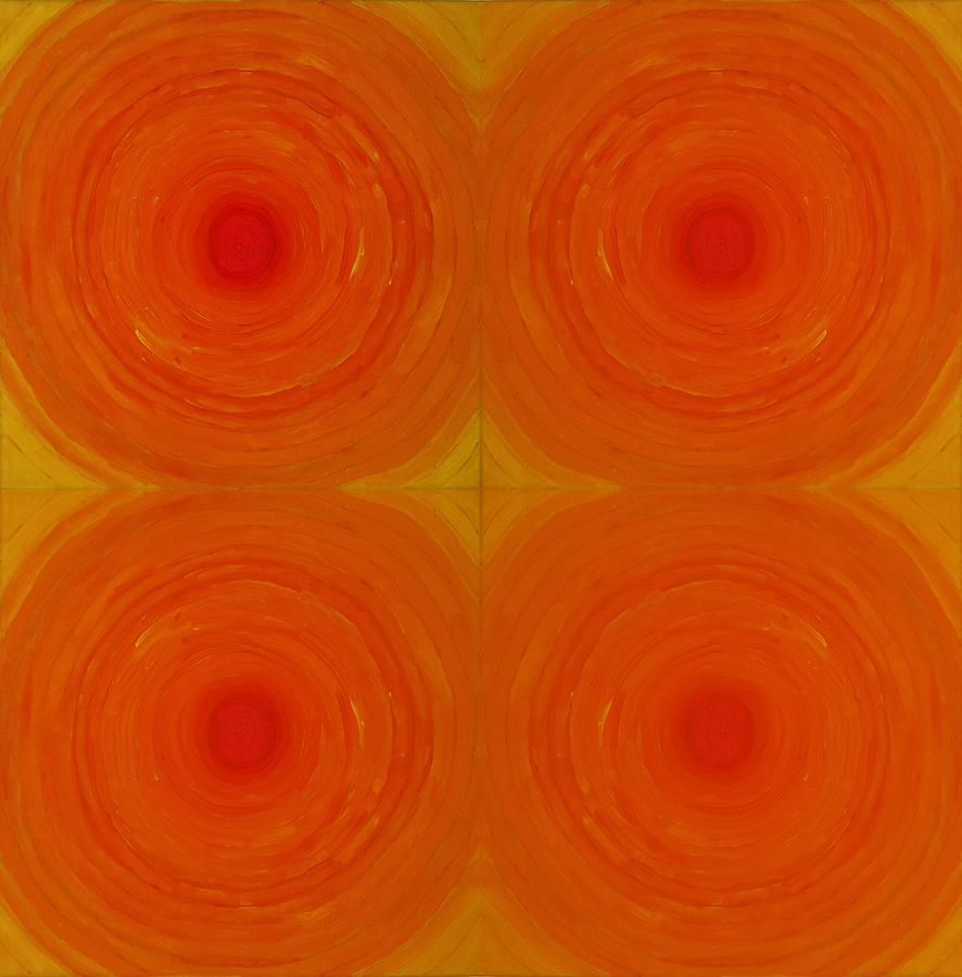 Glowing orange Digital Art by Christopher Rowlands