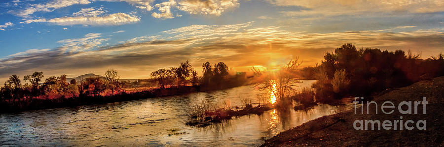 Glowing Payette River Photograph by Robert Bales