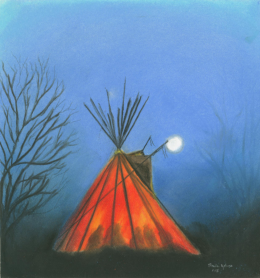 Glowing Tepee by Sheila Johns Glowing Tepee by Sheila Johns