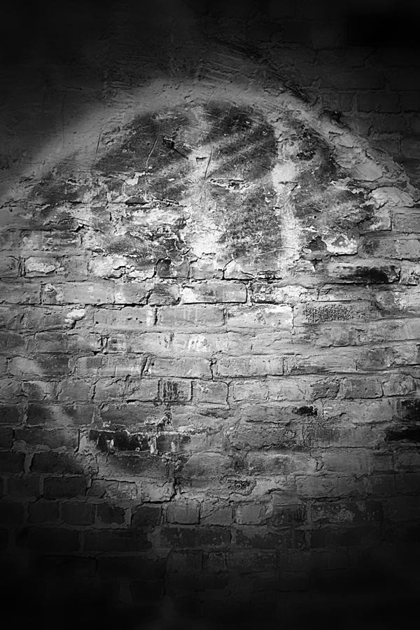 Enso on Brick Wall Photograph by Nadalyn Larsen