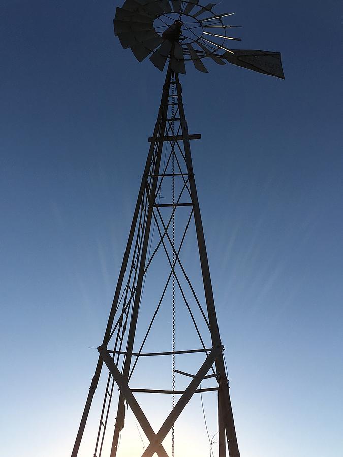 Glowing Windmill Photograph By Kyle Mock Fine Art America