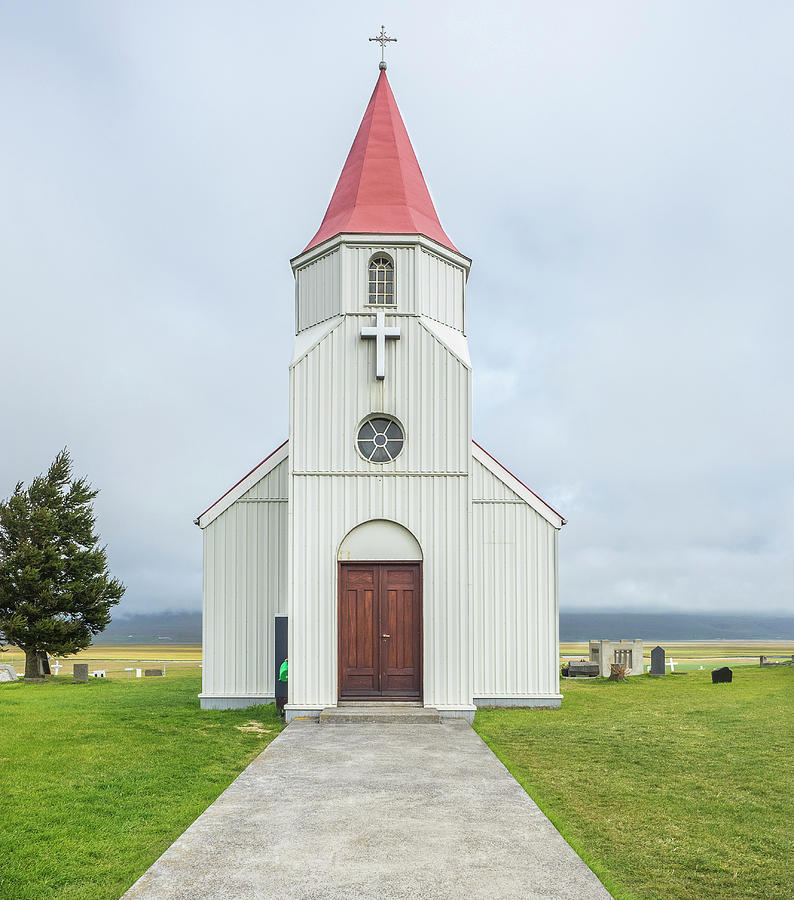 Glumbaer church- Iceland Photograph by Usha Peddamatham
