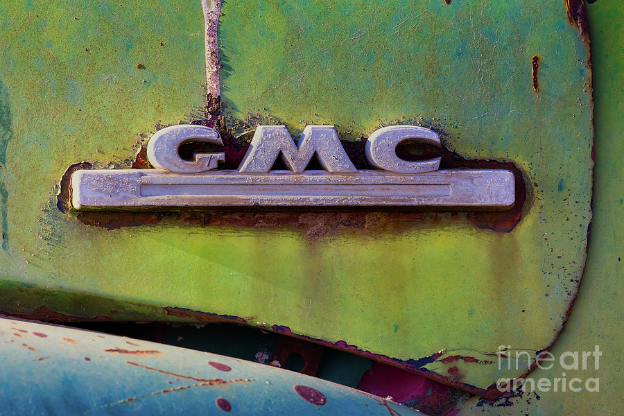 GMC on Green Photograph by Jerry Fornarotto