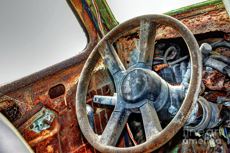 Old Wheel Photograph by Savannah Gibbs