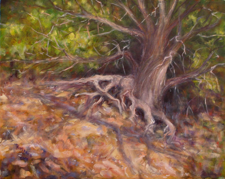 Gnarled Tree Painting by Donelli  DiMaria