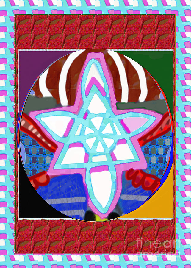 Cho Ku Rei Painting - GNOSA Peace Karuna Reiki Healing Symbol art buy posters greetings pillows duvet covers phone cases  by Navin Joshi