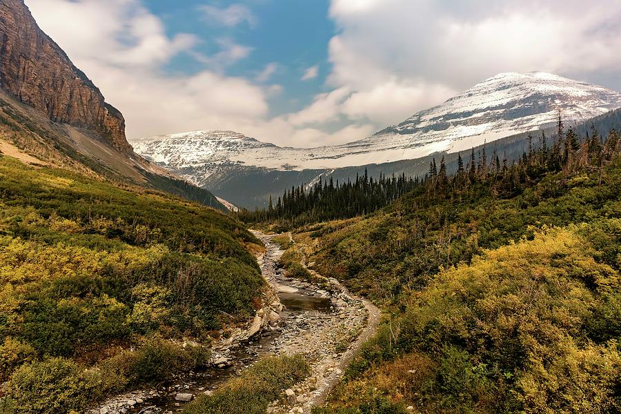 Glacier National Park Photograph - GNP-Scenic View by Thomas Gartner