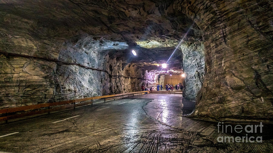 Go carts track in the salt cave Photograph by Claudia M Photography