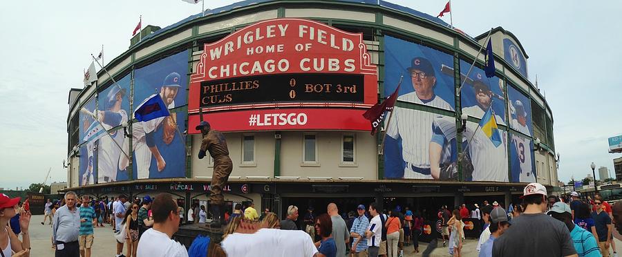 Chicago Cubs Photograph - Go Cubs Go by Bruce Bley