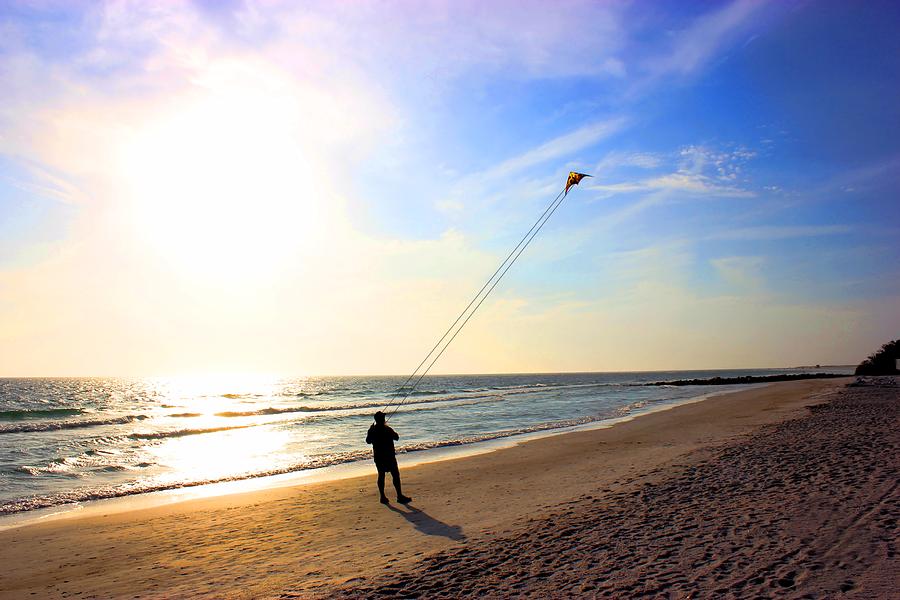 Go Fly a Kite Beach Photograph by Morgan Carter