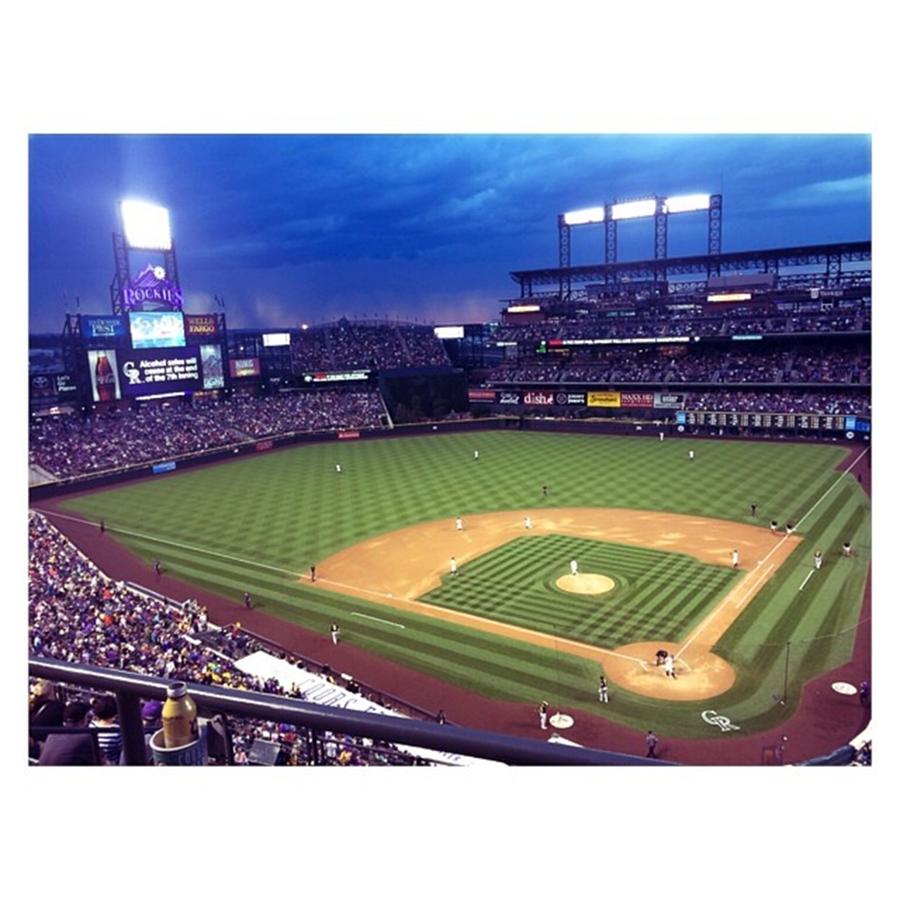 Colorado Rockies Photograph - Take me out to the ball game by Katy Durham