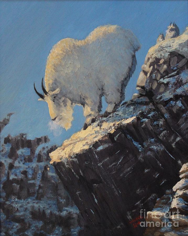 Goat Painting by William Michel