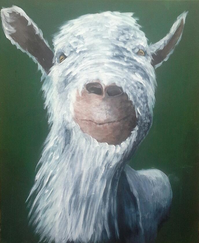 Goaty Mcgoatface Painting