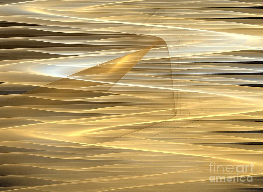 Abstract Digital Art - Gobi Sands by Kim Sy Ok