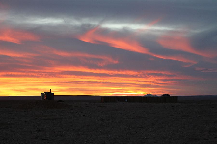 Gobi Sunset Photograph by Diane Height
