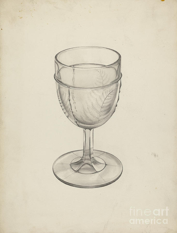 Goblet Drawing by May Hays Fine Art America