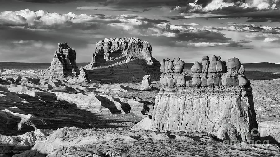 Black And White Photograph - Goblin Valley No 1 bw by Jerry Fornarotto