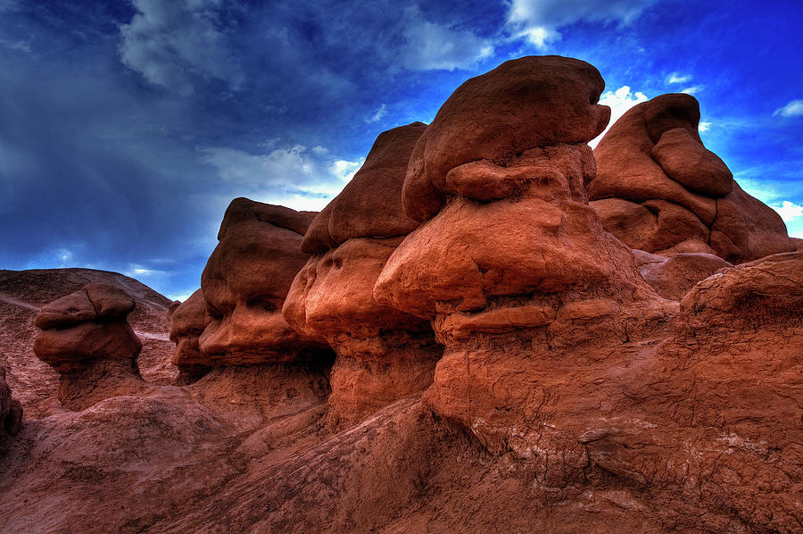 Goblin Valley Textures Photograph by Mike Flynn