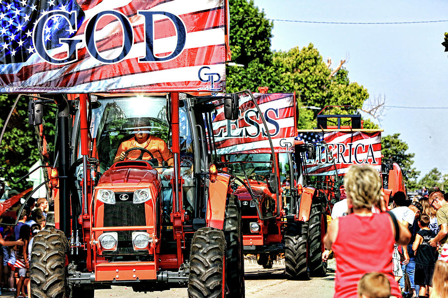 God Bless America and Farmers Photograph by Toni Hopper